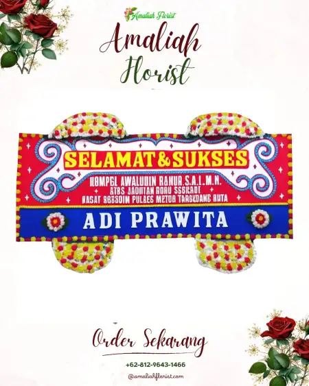 Papan Bunga Ucapan Selamat Sekargadung